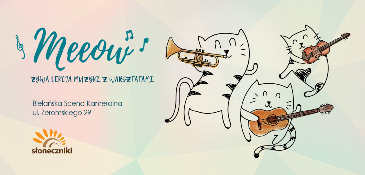 “Meeow – żywa lekcja muzyki” nominowana do SŁONECZNIKÓW 2017!