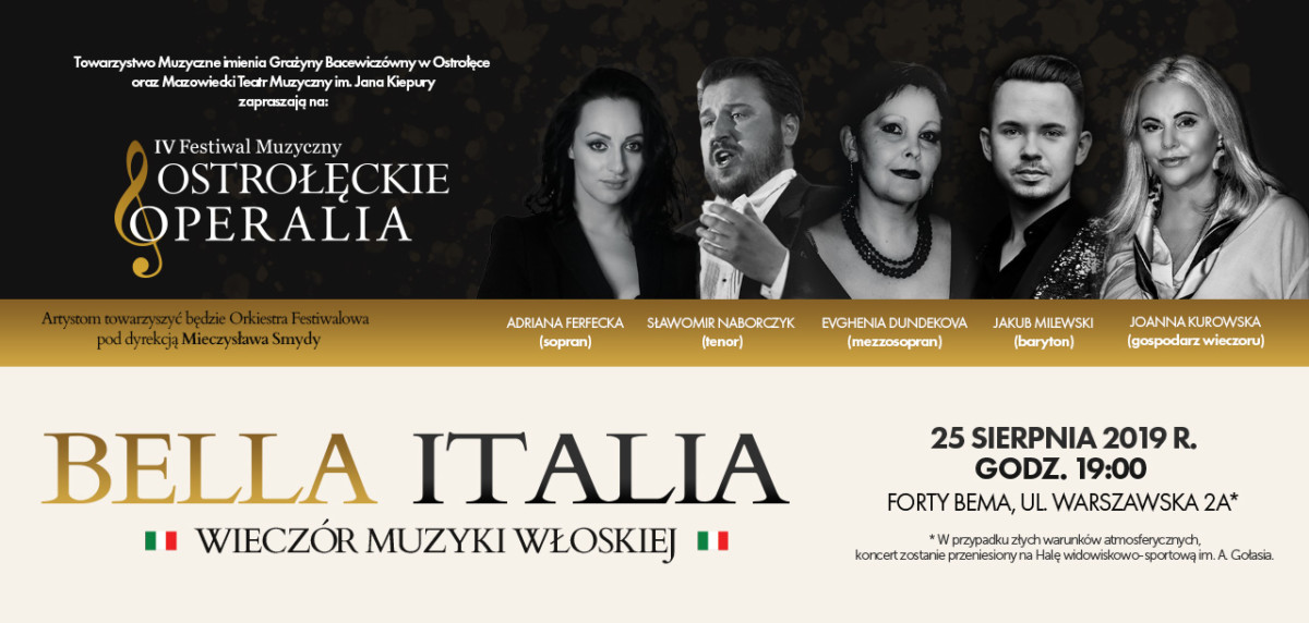IV edycja Festiwalu Muzycznego „Ostrołęckie Operalia”